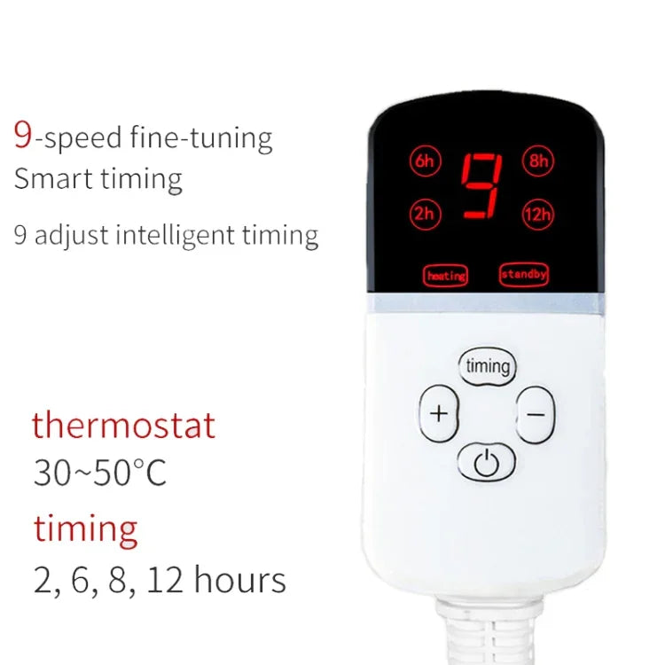 Đệm Sưởi Thú Cưng Điều Chỉnh Nhiệt Độ Nhiều Cấp Độ CW45 45x45cm, Thông số:, Phích cắm US, Phích cắm UK, Phích cắm EU