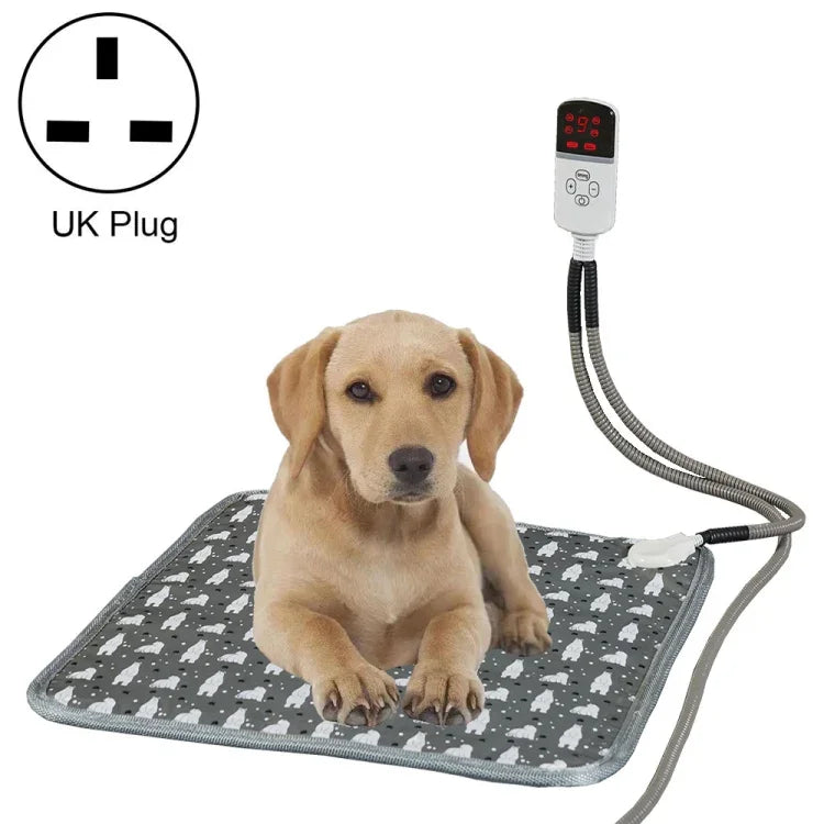 Đệm Sưởi Thú Cưng Điều Chỉnh Nhiệt Độ Nhiều Cấp Độ CW45 45x45cm, Thông số:, Phích cắm US, Phích cắm UK, Phích cắm EU