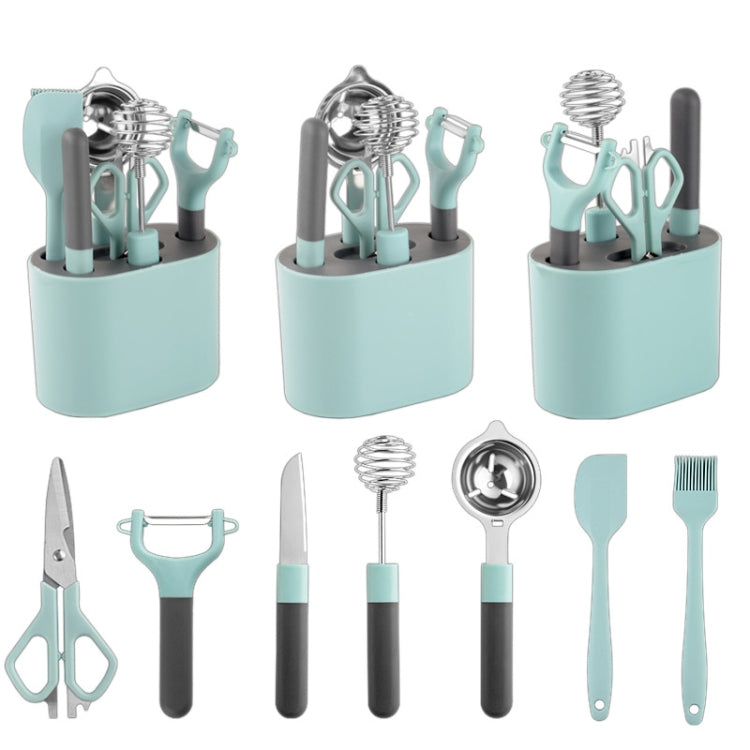 Bộ dụng cụ gọt vỏ bằng thép không gỉ có giá đựng, bộ 5 cái, bộ 6 cái, bộ 8 cái