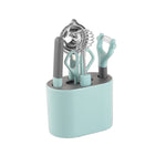 Bộ dụng cụ gọt vỏ bằng thép không gỉ có giá đựng, bộ 5 cái, bộ 6 cái, bộ 8 cái