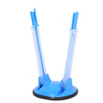 Giá đỡ túi Baggy cho chuẩn bị thực phẩm, giá đỡ túi nhựa đông lạnh Ziplock, màu xanh lá, xanh dương, cam
