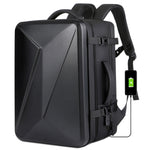 Balo vỏ cứng chống nước dung tích lớn có thể mở rộng với lỗ sạc USB, Màu xám nhạt 161, Đen 161, Xám đậm 161, Đen 162, Xám đậm 162, Xám nhạt 162