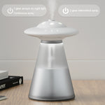Máy tạo ẩm đèn ngủ hình UFO sạc USB FX-041, màu trắng ngà, xanh đại dương, xanh nhạt