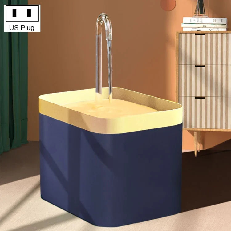 Đài phun nước uống tuần hoàn tự động cho mèo, phích cắm Mỹ (110V), phích cắm EU (230V), USB (5V), USB chống khô