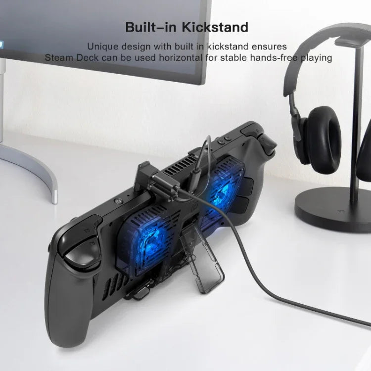 Quạt làm mát cho Steam Deck/Switch/OLED kèm giá đỡ JYS, JYS-SD006