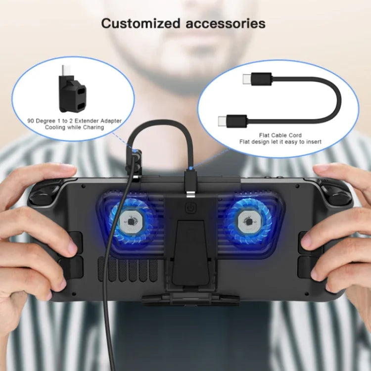 Quạt làm mát cho Steam Deck/Switch/OLED kèm giá đỡ JYS, JYS-SD006