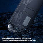 Ốp TPU cầm tay cho Steam Deck kèm sticker nút Touchpad JYS, Ốp TPU + Sticker nút Touchpad