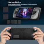 Ốp TPU cầm tay cho Steam Deck kèm sticker nút Touchpad JYS, Ốp TPU + Sticker nút Touchpad