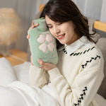 Túi nước nóng mini hình thú nhồi bông hoạt hình, 500ML màu hồng, 500ML màu xanh, 1000ML màu xanh, 1000ML màu xanh lá, 1000ML màu xanh bạc hà, 1000ML màu vàng lồng, 1000ML màu xanh lồng
