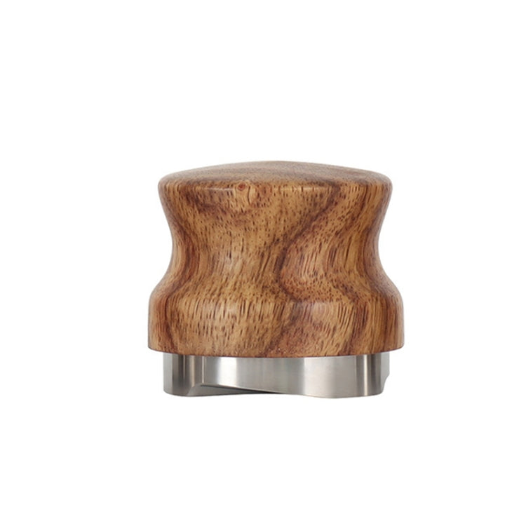 Máy nén cà phê thép không gỉ gỗ lê, 51 mm, 53 mm, 58 mm