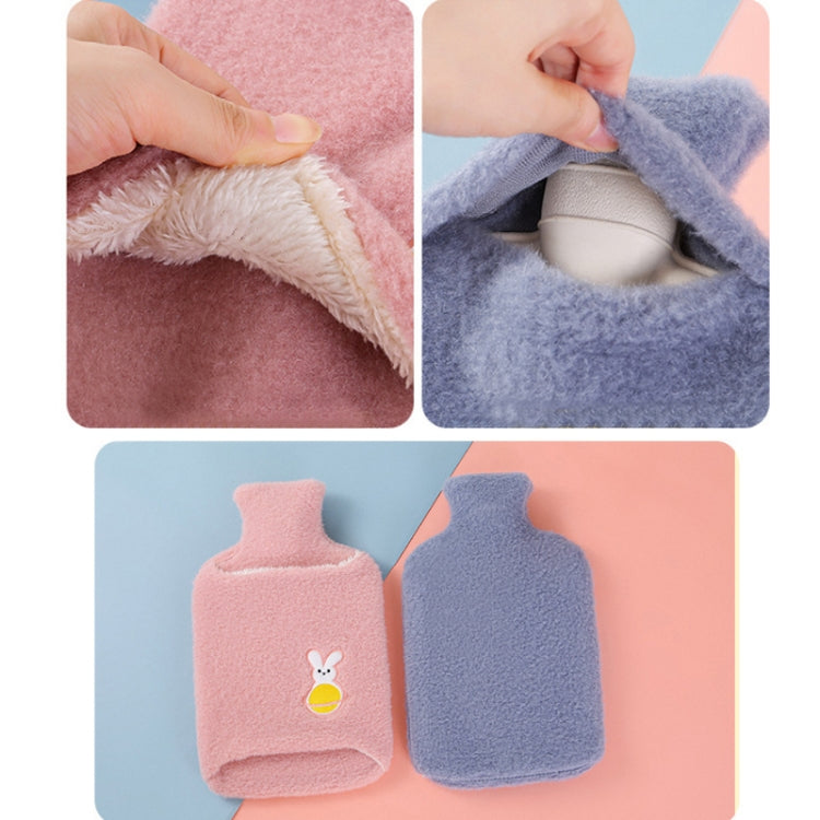Vỏ bọc vải giặt tháo rời cho túi nước nóng cao su, màu xám mây 1000ML