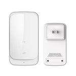 Chuông cửa cảm biến chạm không dây chống nước 1 đổi 1 C03, phích cắm EU đen, phích cắm Anh trắng, phích cắm EU trắng, phích cắm Mỹ đen, phích cắm Mỹ trắng, phích cắm Anh đen
