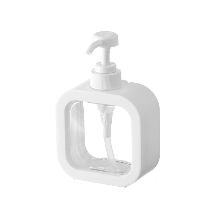 Transparent Hand Sanitizer Split Bottle Plastic Press Type Emulsion Bottle, 300ml, 500ml