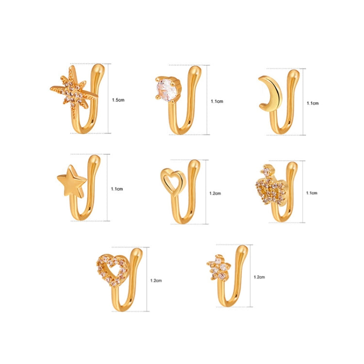 Kẹp mũi hình chữ U bằng đồng khảm đá Zircon trang trí mũi, Màu sắc: G-189 Bạc, G-364 Vàng, G-365 Bạc, G-247 Vàng, G-248 Bạc, G-251 Vàng, G-252 Bạc, G-253 Vàng, G-254 Bạc, G-235 Vàng, G-236 Bạc, G-231 Vàng, G-232 Bạc, G-249 Vàng