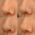 Kẹp mũi hình chữ U bằng đồng khảm đá Zircon trang trí mũi, Màu sắc: G-189 Bạc, G-364 Vàng, G-365 Bạc, G-247 Vàng, G-248 Bạc, G-251 Vàng, G-252 Bạc, G-253 Vàng, G-254 Bạc, G-235 Vàng, G-236 Bạc, G-231 Vàng, G-232 Bạc, G-249 Vàng