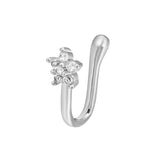 Kẹp mũi hình chữ U bằng đồng khảm đá Zircon trang trí mũi, Màu sắc: G-189 Bạc, G-364 Vàng, G-365 Bạc, G-247 Vàng, G-248 Bạc, G-251 Vàng, G-252 Bạc, G-253 Vàng, G-254 Bạc, G-235 Vàng, G-236 Bạc, G-231 Vàng, G-232 Bạc, G-249 Vàng