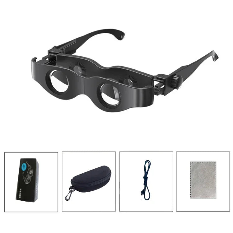 Ống nhòm câu cá DM0125 3X kính loại có thể điều chỉnh tiêu cự, bìa cứng, có kính phân cực xám, kính phân cực vàng, kính phân cực đỏ, kính phân cực xám + vàng, kính phân cực ba màu