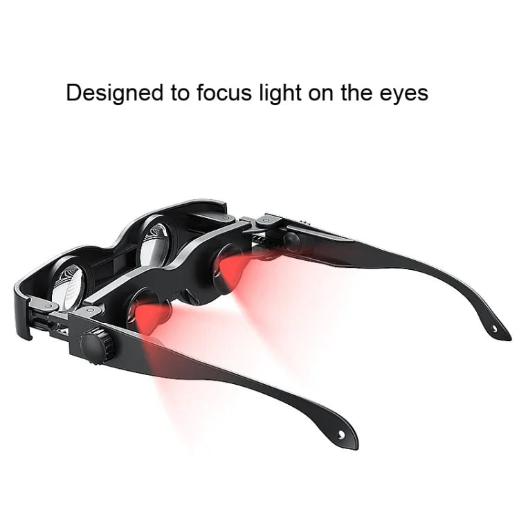 Ống nhòm câu cá DM0125 3X kính loại có thể điều chỉnh tiêu cự, bìa cứng, có kính phân cực xám, kính phân cực vàng, kính phân cực đỏ, kính phân cực xám + vàng, kính phân cực ba màu