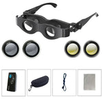 Ống nhòm câu cá DM0125 3X kính loại có thể điều chỉnh tiêu cự, bìa cứng, có kính phân cực xám, kính phân cực vàng, kính phân cực đỏ, kính phân cực xám + vàng, kính phân cực ba màu