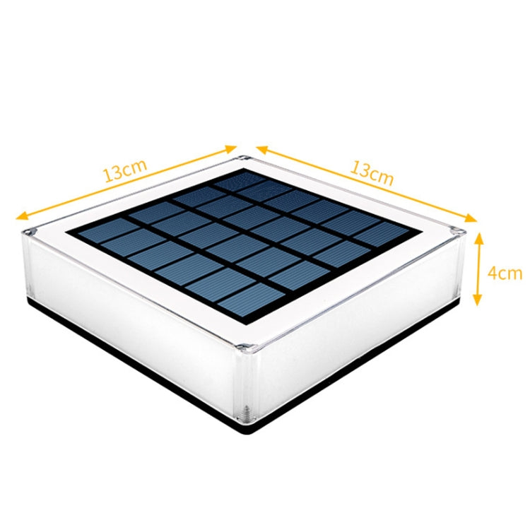 Đèn trụ năng lượng mặt trời ngoài trời TS-S5306 IP68 chống nước, đèn sân vườn, kiểu dáng:, Công tắc ba màu, RGB chuyển sắc + cố định màu