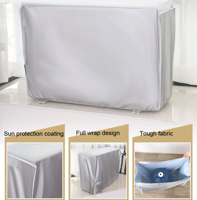 Bọc máy điều hòa ngoài trời chống nước, chống bụi, chống mưa, kích thước: S 80 x 28 x 54cm, M 86 x 30 x 56cm, L 95 x 40 x 73cm, XL 100 x 41 x 80cm