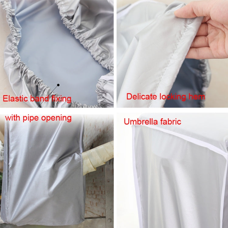 Bọc máy điều hòa ngoài trời chống nước, chống bụi, chống mưa, kích thước: S 80 x 28 x 54cm, M 86 x 30 x 56cm, L 95 x 40 x 73cm, XL 100 x 41 x 80cm