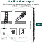 QD-258 Dây dù lính dù đa năng ngoài trời móc kim loại thủ công, Dây dù lính dù QD-258 (Đỏ), Dây dù lính dù QD-258 (Đen), Dây dù lính dù QD-258 (Xanh Đậm)