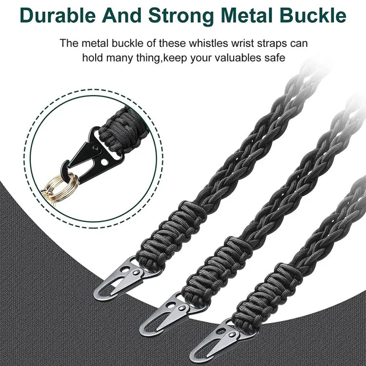 QD-258 Dây dù lính dù đa năng ngoài trời móc kim loại thủ công, Dây dù lính dù QD-258 (Đỏ), Dây dù lính dù QD-258 (Đen), Dây dù lính dù QD-258 (Xanh Đậm)