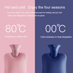 Túi nước ấm PVC bơm nước chống nổ kích thước lớn, thông số: 1000ml (hồng da), 1000ml (cam), 1000ml (xám nhạt), 1000ml (xám đậm), 1000ml (xanh hải quân), 1000ml (xanh da trời), 2000ml (hồng da), 2000ml (cam), 2000ml (xám nhạt)