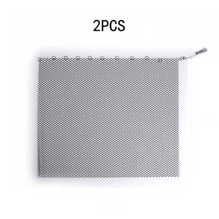 Màn lưới kim loại cho lò sưởi ngăn tia lửa bay ra ngoài, kích thước 61x45.7cm