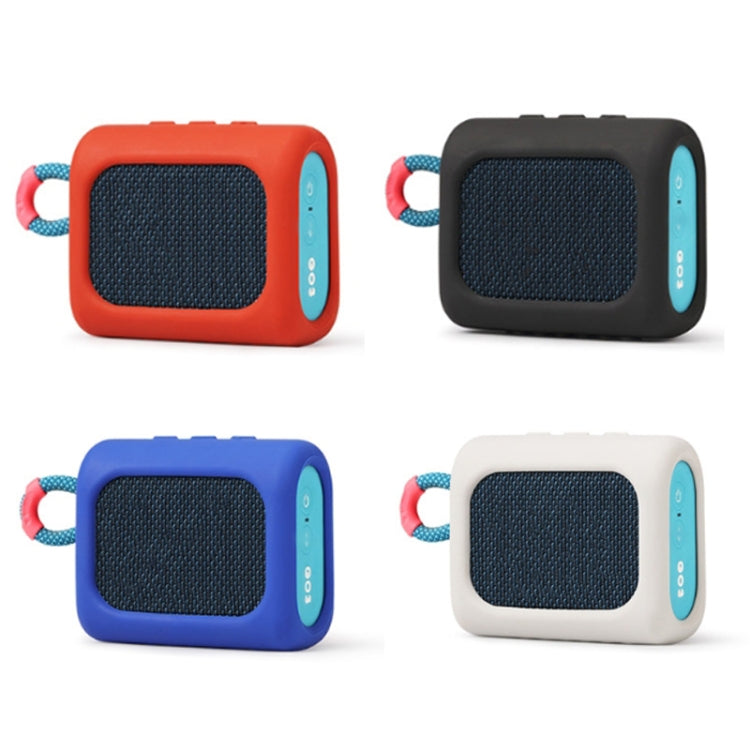 For JBL GO3 Dust-proof Silicone Case Anti-fall Speaker Case, Black, Red, Gray, Blue