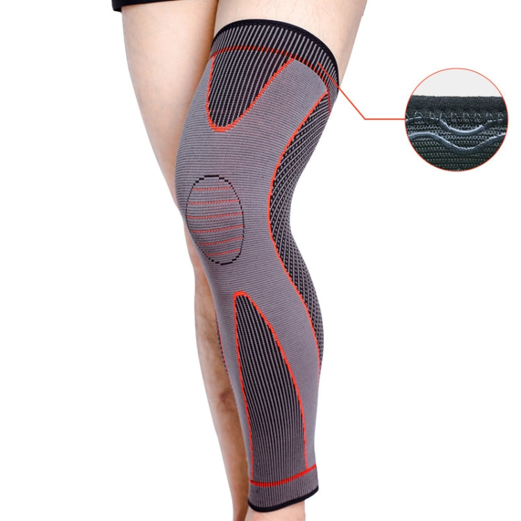 Bảo vệ đầu gối thể thao dệt nylon kéo dài, S, M, L