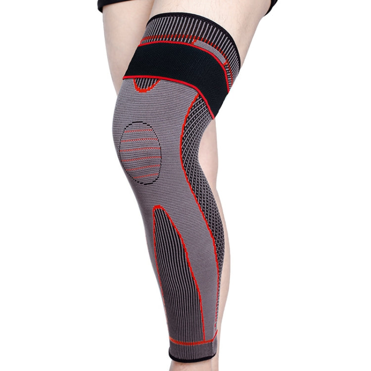 Bảo vệ đầu gối thể thao dệt nylon kéo dài, S, M, L
