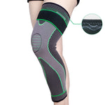 Bảo vệ đầu gối thể thao dệt nylon kéo dài, S, M, L