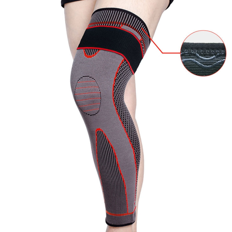 Bảo vệ đầu gối thể thao dệt nylon kéo dài, S, M, L