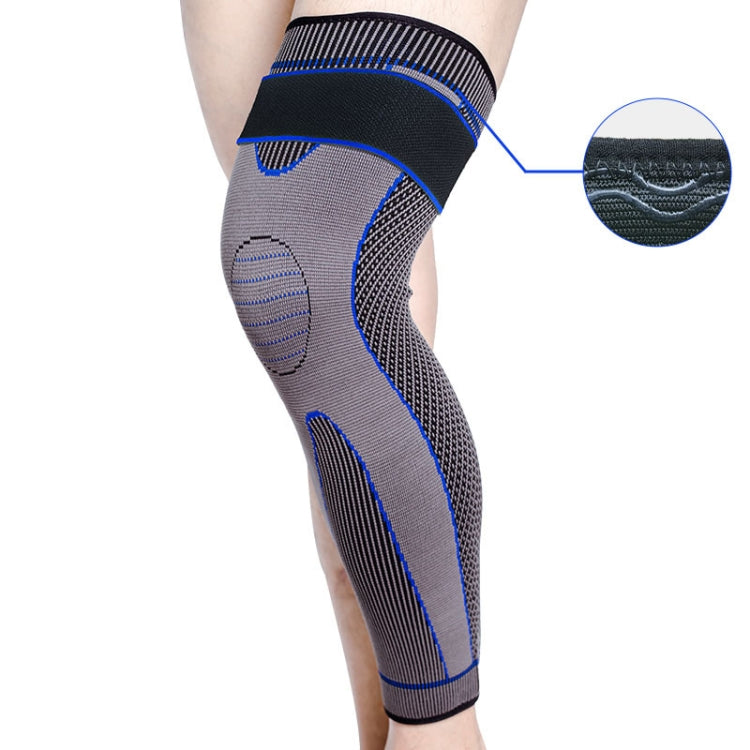 Bảo vệ đầu gối thể thao dệt nylon kéo dài, S, M, L