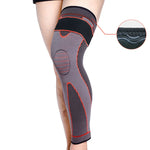 Bảo vệ đầu gối thể thao dệt nylon kéo dài, S, M, L