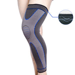 Bảo vệ đầu gối thể thao dệt nylon kéo dài, XL, XXL