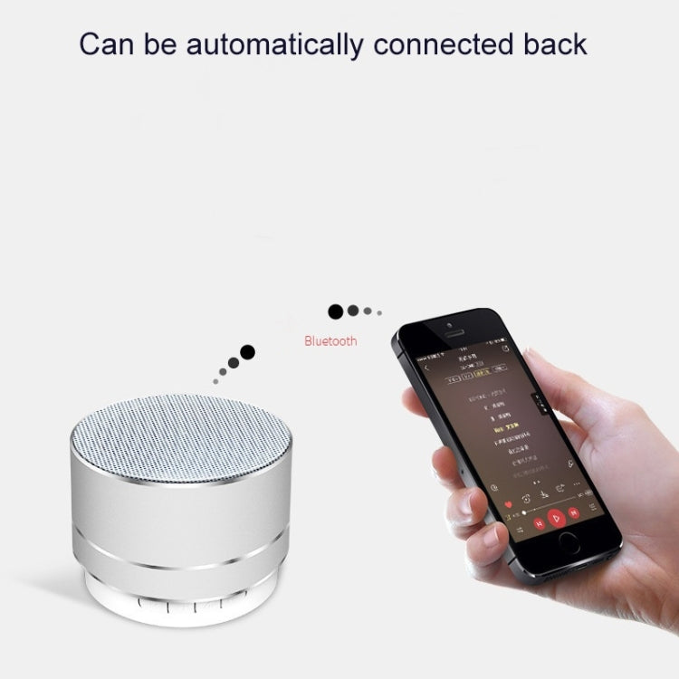 Loa Bluetooth không dây kim loại mini