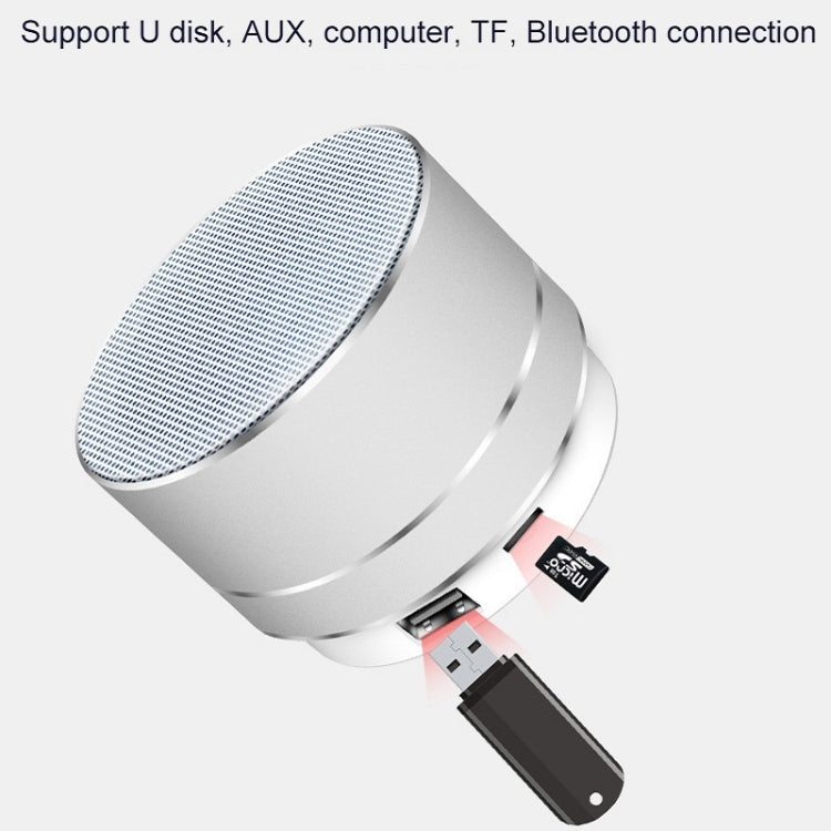 Loa Bluetooth không dây kim loại mini