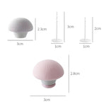 8 cái chốt cố định chăn hình nấm mở khóa một chạm không để lại dấu, màu hồng + kim vải, màu xanh + kim vải