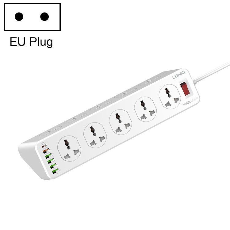 Ổ cắm sạc nhanh đa chức năng du lịch văn phòng tại nhà LDNIO SC10610 30W 10+6 cổng, thông số:, phích cắm UK, phích cắm EU, phích cắm US