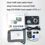 Máy ảnh kỹ thuật số cấp nhập cảnh 18 triệu pixel ghi hình hàng ngày chụp ảnh và quay video macro cho học sinh, 18 triệu pixel