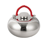Bình nước nóng giữ ấm tay bằng thép không gỉ 304 liền nắp, kích thước 13cm, 15cm, 18cm