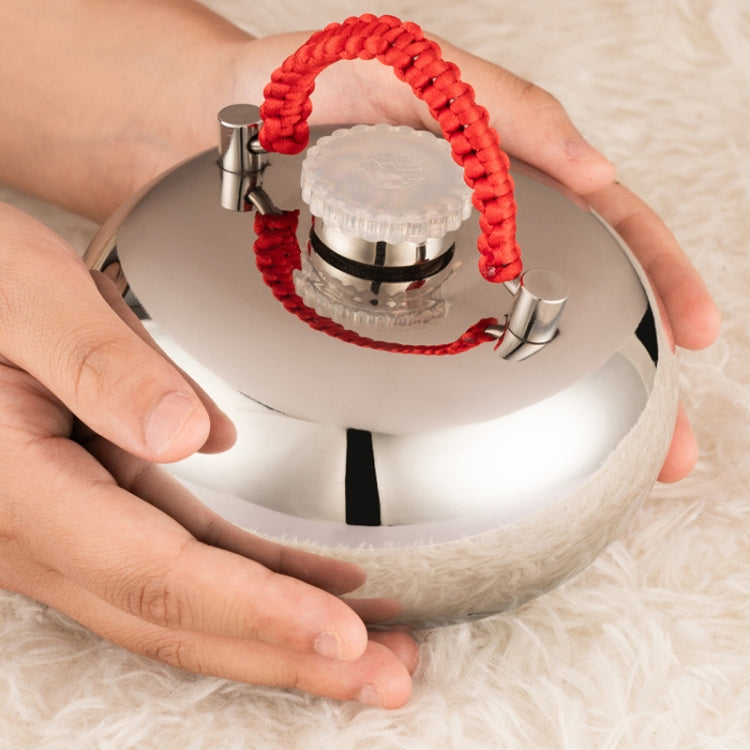 Bình nước nóng giữ ấm tay bằng thép không gỉ 304 liền nắp, kích thước 13cm, 15cm, 18cm