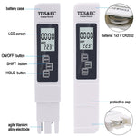 Bút đo chất lượng nước TDS & EC có đèn nền, mẫu có đèn nền (màu trắng), mẫu có đèn nền (màu xanh dương)