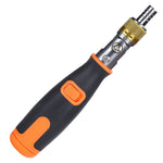 Bộ tua vít góc cóc đa góc 10 trong 1 2050C di động, 10 trong 1 màu cam, 10 trong 1 màu xám