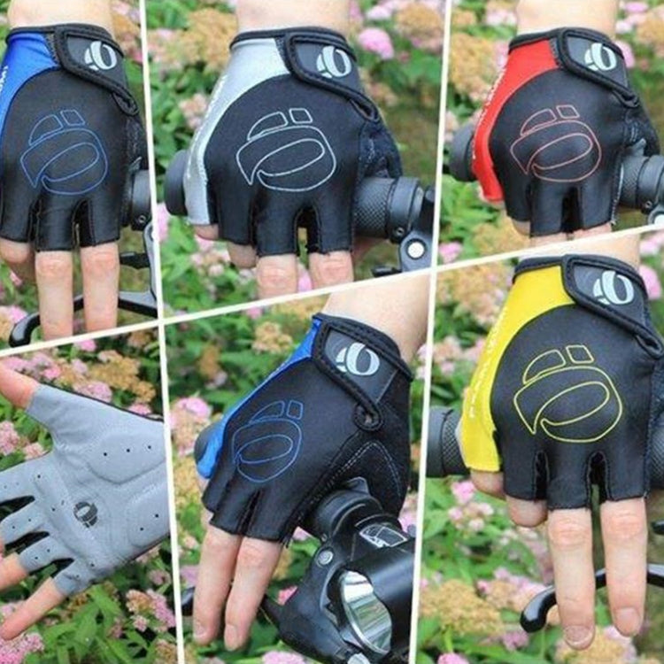 Găng tay nửa ngón chống sốc YIZIMI, găng tay silicone ngắn cho đạp xe, size S, M, L, XL