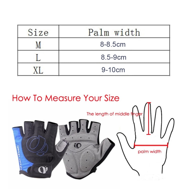 Găng tay nửa ngón chống sốc YIZIMI, găng tay silicone ngắn cho đạp xe, size S, M, L, XL