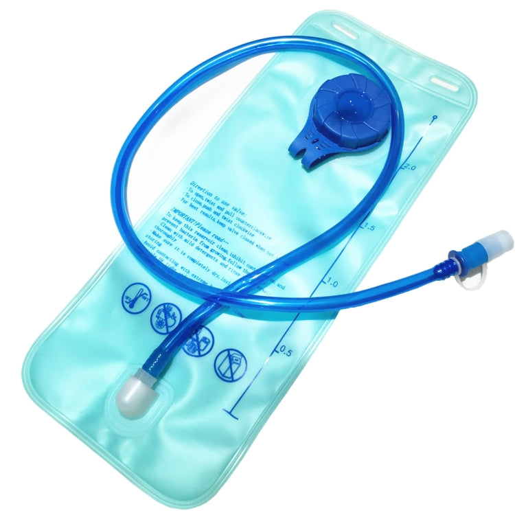 Túi nước uống ngoài trời 2L bảo vệ môi trường, túi nước thể thao gấp gọn, in 2L, công tắc 2L